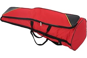 Kadimendium Trombone Case Lightweight Protective Gig Bag for Slim Trombones Oxford Cloth Material (Red)