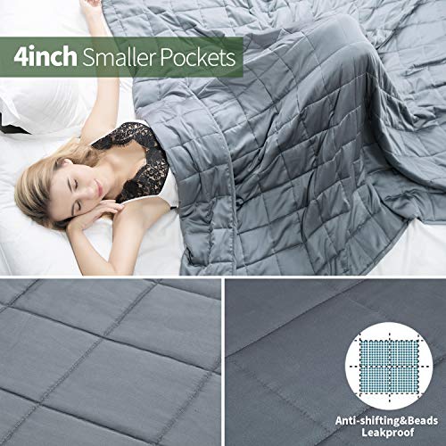 Sivio Cooling Weighted Blanket 20 lbs for Adults Between 190-240 lbs (60\