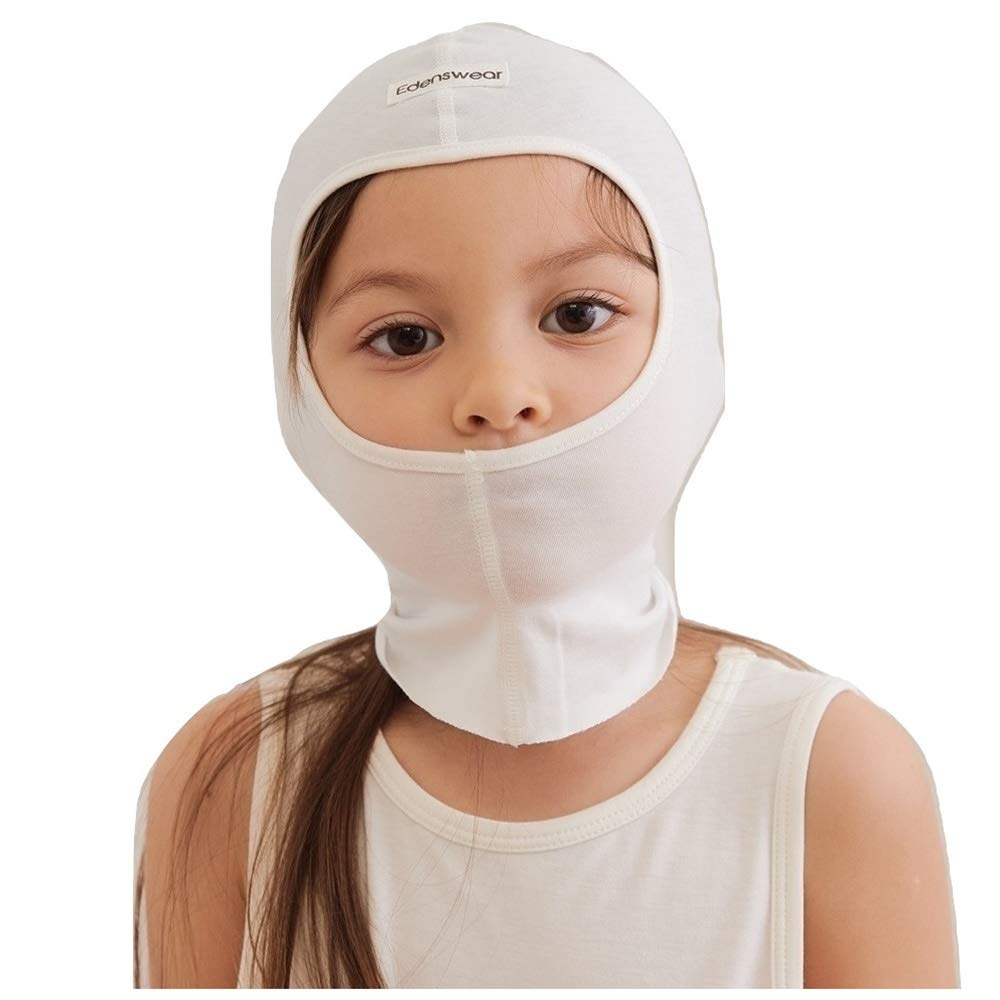 EDENSWEAR Zinc-Infused Face Balaclava for Kids with Eczema (XS)