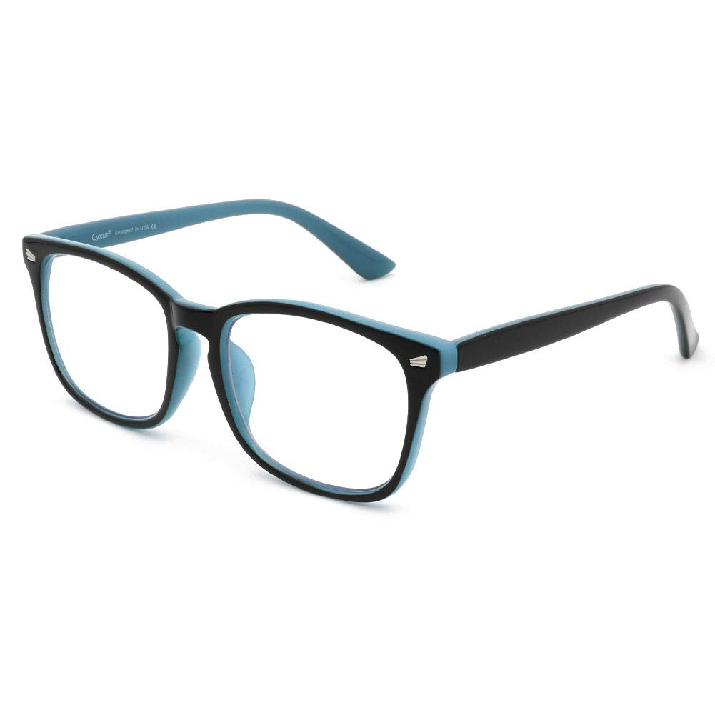 Cyxus Blue Light Blocking Glasses Anti Eyestrain Eyewear, Computer Gaming Eyeglasses for Women and Men