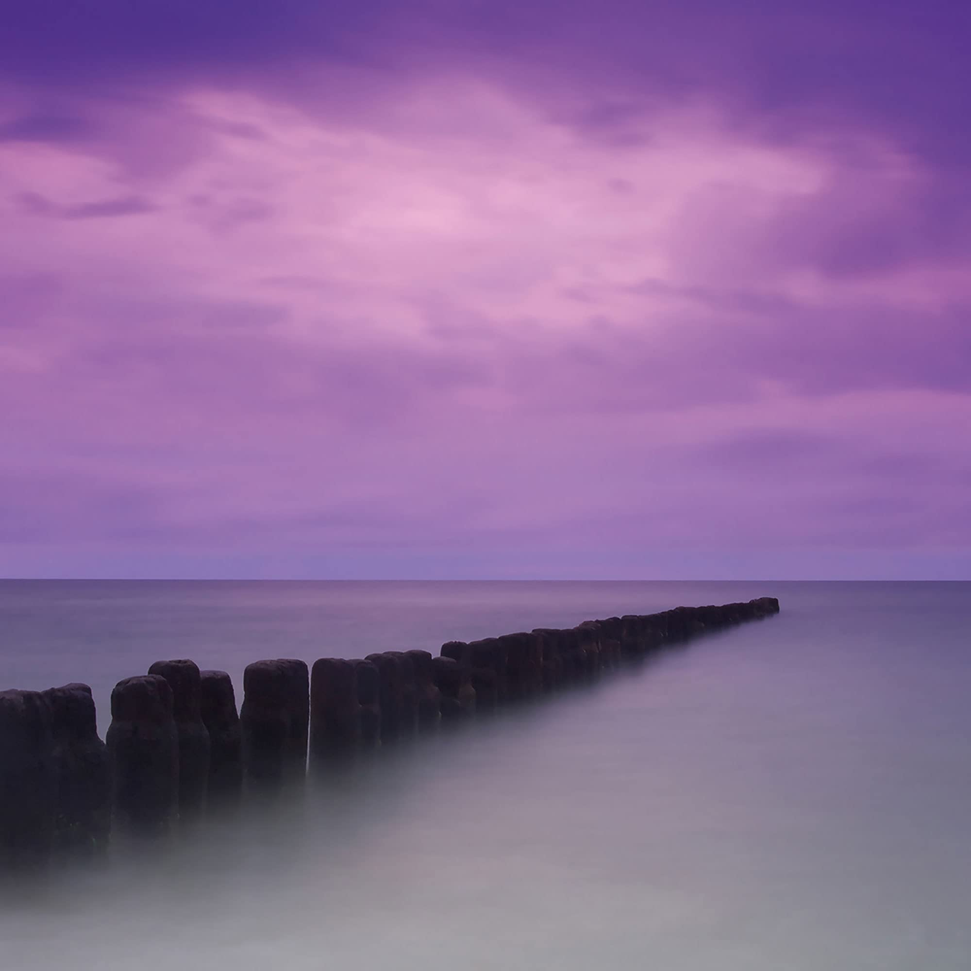 Galerie G78422 Atmosphere Purple Pier Mural, 250cm x 318cm