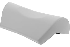 BAZEITFLOW Thick Soft PU Bath Pillow with Powerful Suction Cups for Bathtub Neck and Back Support Spa Cushion