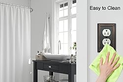 OKAWYC Single Duplex Outlet Light Switch Cover