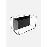 Empire USA - 24 Gallon All-in-One Aquarium Kit, Rimless Low Iron Glass AIO Saltwater &amp; Freshwater Fish Tank, Complete Nano Reef Tank Setup for Home or Office