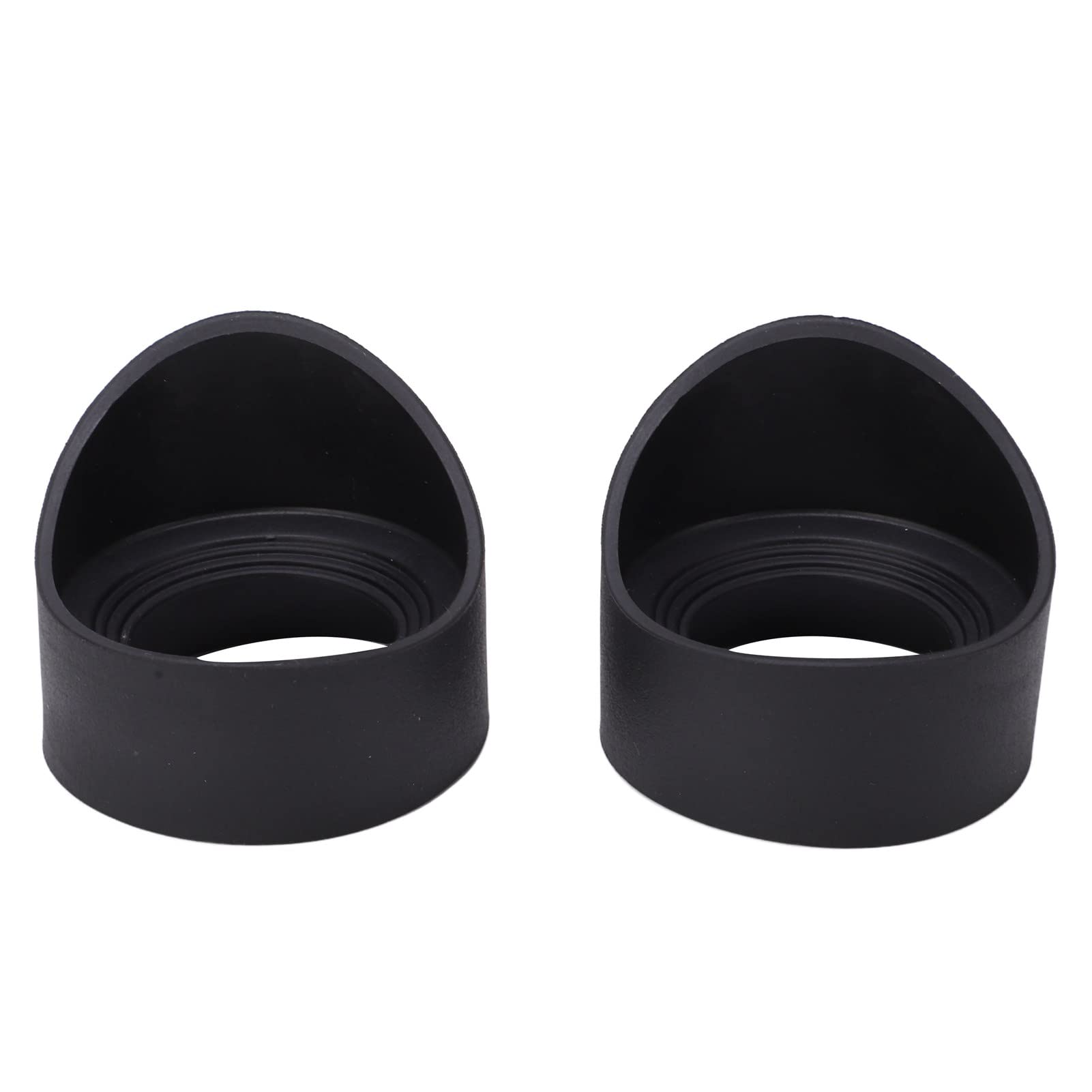 GOWENIC 2pcs Microscope Eyepiece Eyeshields, Eyepiece Rubber Eyecups, Oversized Bull's Eye Collapsible Eyecups, Mono Binocular Tracers Accessories, for Eye Protection