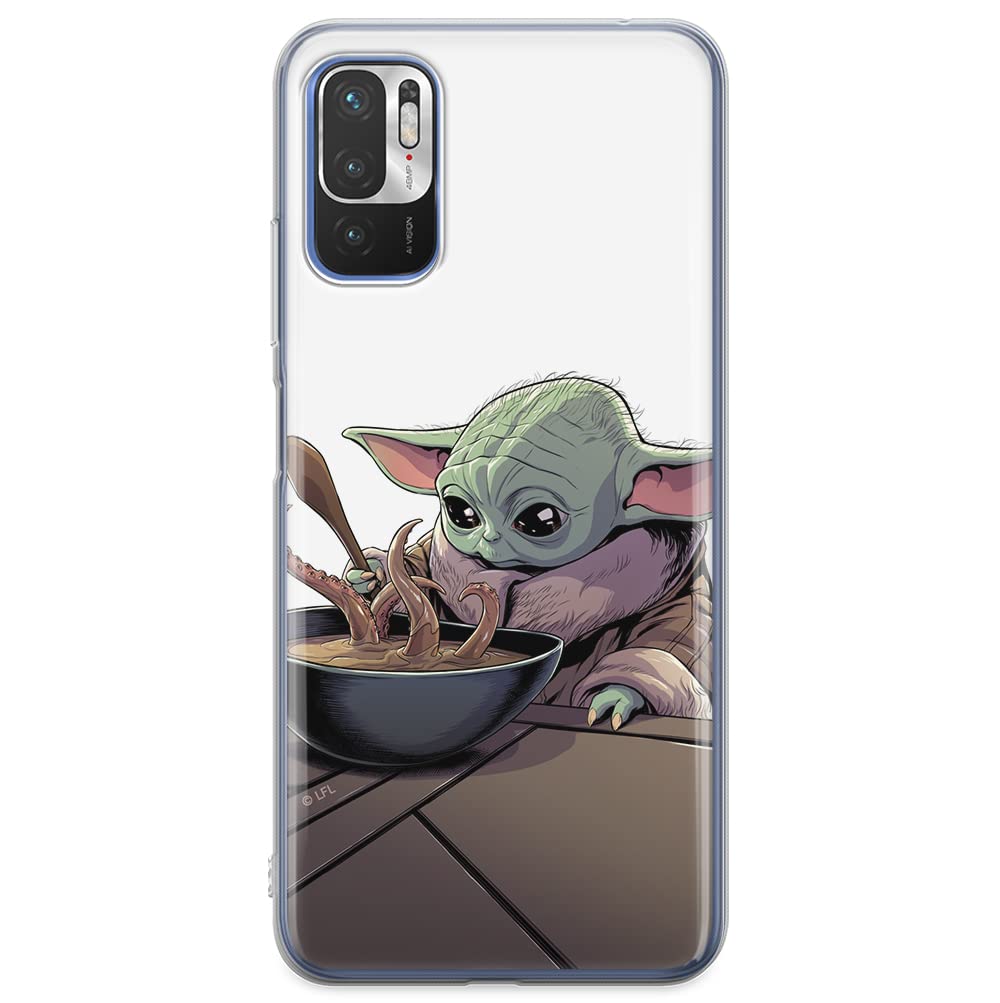 ERT GROUP mobile phone case for Xiaomi REDMI NOTE 10 5G / POCO M3 PRO original and officially Licensed Star Wars pattern Baby Yoda 027 adapted to the shape of the mobile phone, case made of TPU