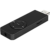 01 02 015 MP3 Player, Portable Media Digital MP3 Music Player Compact for Listening to Music(Black)