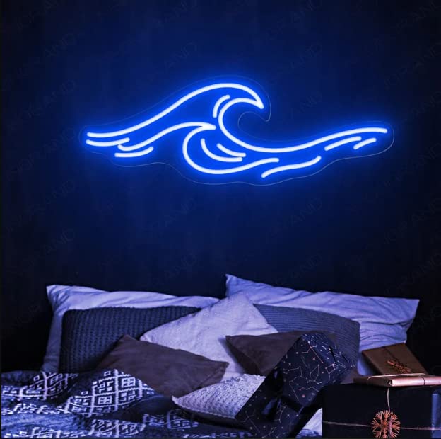 Ulalaza LED Decorative Lights USB Interface Mountains Sunrise Sunset Led Neon Signs Home Decoration Wall Art Christmas Brightness Adjustable 34X17cm — image 1