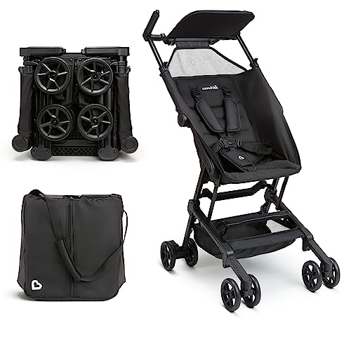 Munchkin® Sparrow™ Ultra Compact Lightweight Travel Stroller for Babies & Toddlers, Black