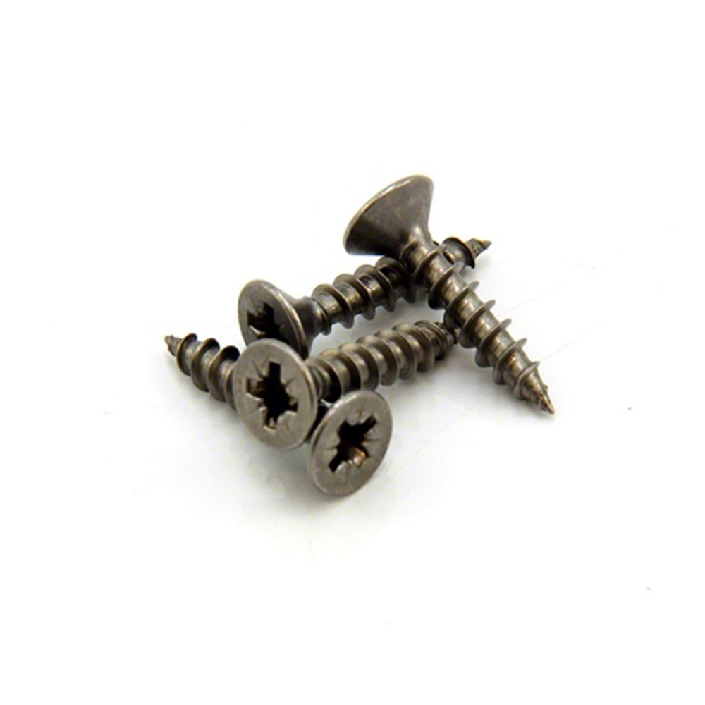 Stainless Steel Screws for Crafts, DIY, Construction, and Countersunk Magnets - 8mm dia head x 3.9mm dia thread x 19mm long - Pack of 200