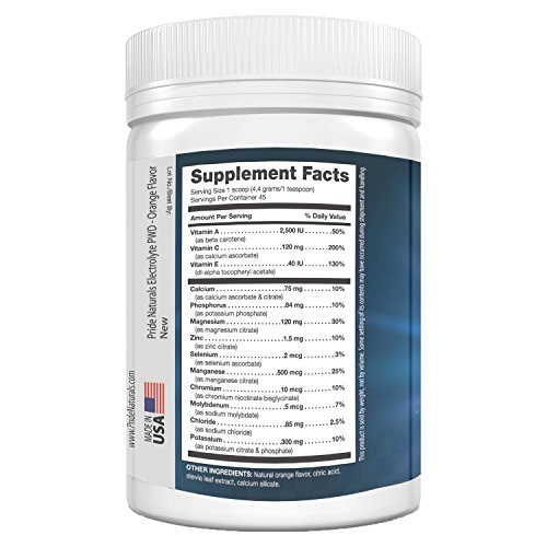 Pride Naturals Electrolyte Powder, No Sugar Hydration Drink for Energy