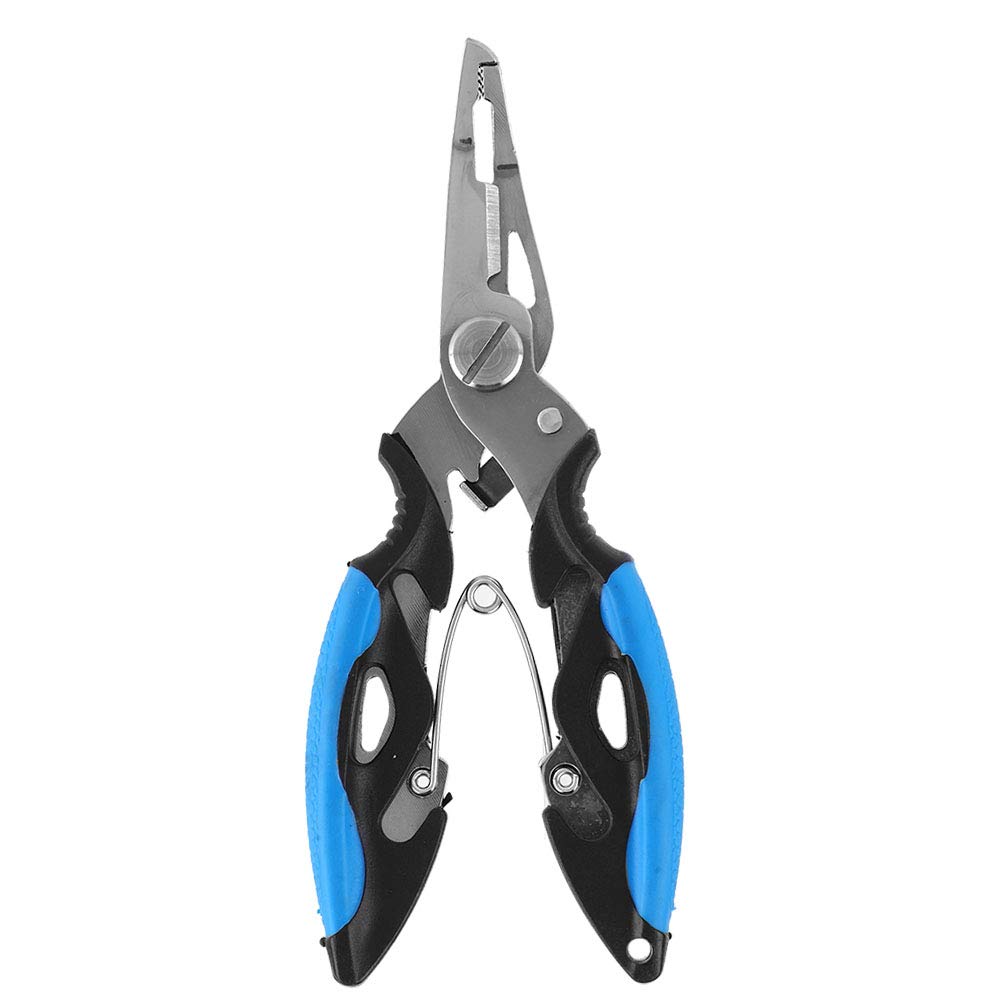 RiToEasysports Fishing Crimping Pliers Stainless Steel Fishing Pliers Fish Hook Remover Fishing Scissor Fishing Tools and Accessories Fishing Supplies