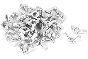 PRO BAMBOO KITCHEN 20 Pack 3/8" Wing Nuts Zinc Plated Fasteners Parts 3/8"-16 Inches Butterfly Nut