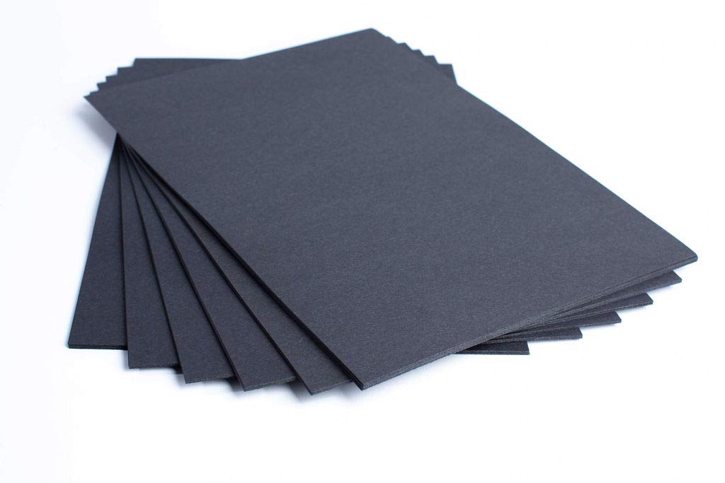 House of Card & Paper A6 220 GSM Die Cutting Card - Black