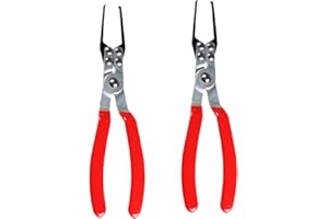 HIAKDOFT 2 Pcs Ergonomic Automotive Fuse Puller Pliers Precision Relay Removal Tool for Car Electrical Repair