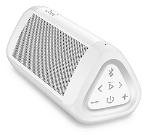 OontZ Angle 3 Ultra : Portable Bluetooth Speaker 14-Watts Deliver Bigger Bass and Hi-Quality Sound, 100ft Wireless Range, Play Two Together for Music in Dual Stereo, IPX-6 Splashproof White