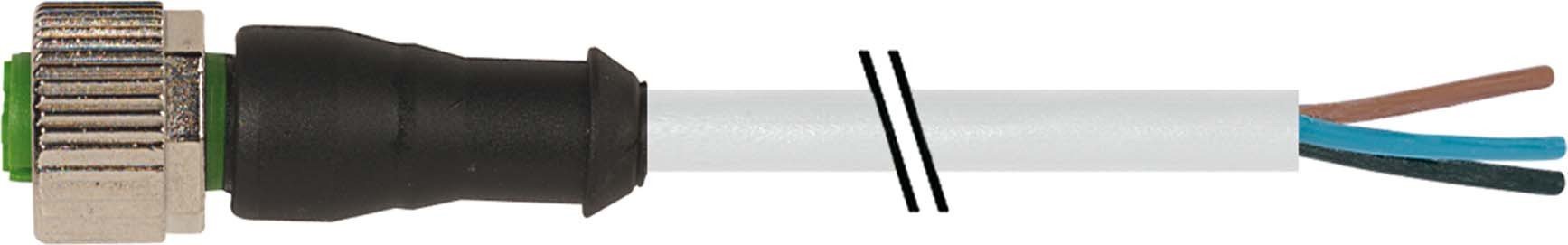 Murrelektronik stay connected 7000-12221-2142000 M12 Socket 0° Cable end