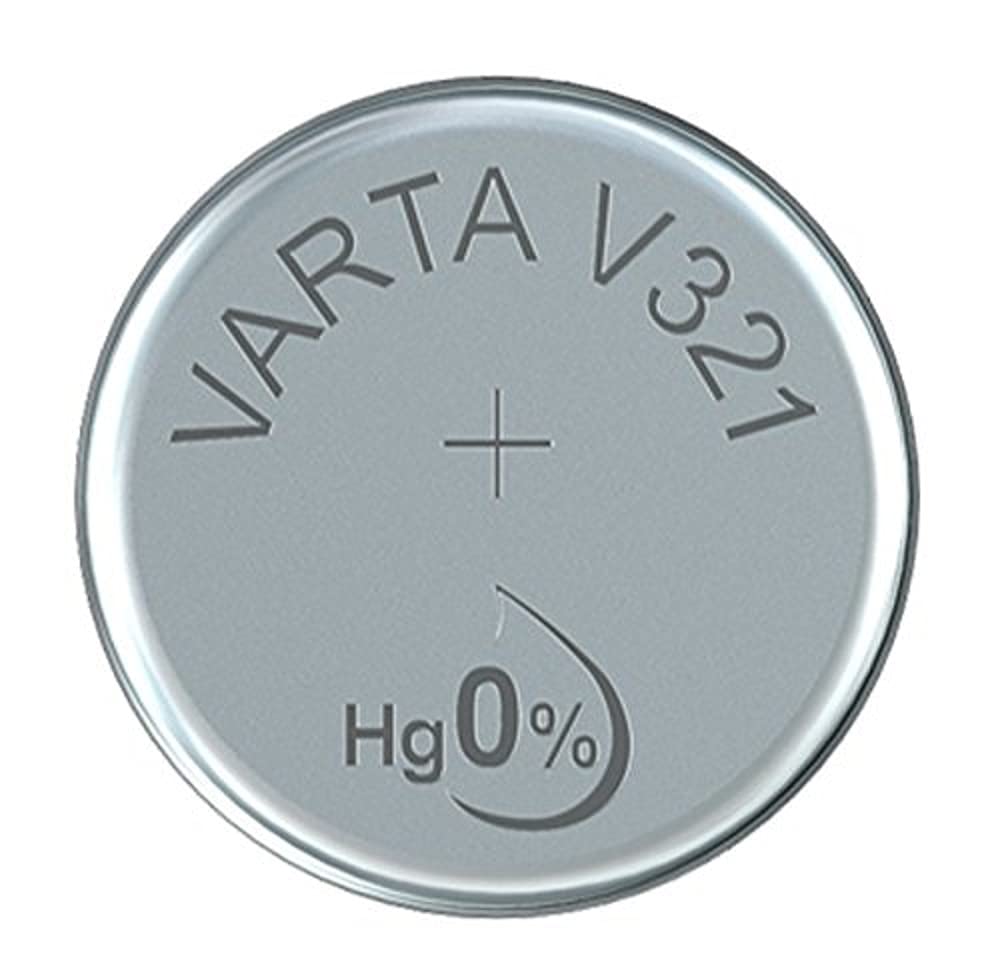 Varta 14501321 Silver Oxide Button Cell V321 Pack of 1 Silver