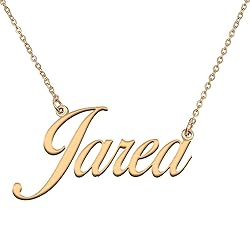 HUAN XUN Customized Custom Simple Any Name Necklace