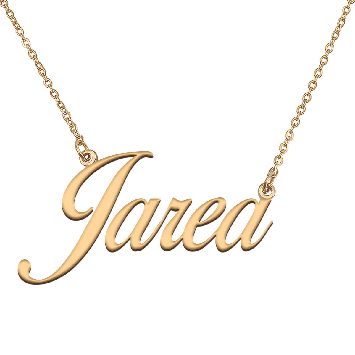 HUAN XUN Customized Custom Simple Any Name Necklace