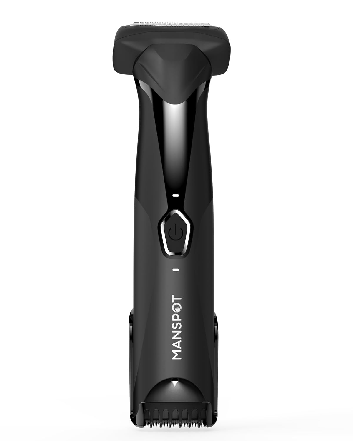 MANSPOT Manscape Body Trimmer for Men, Dual Head Foil Blades Ball Trimmer/Shaver, Pubic Groin Hair Trimmer Waterproof Foil Shaver Mens Grooming Trimmer 90 Minutes Shaving After Fully Charged