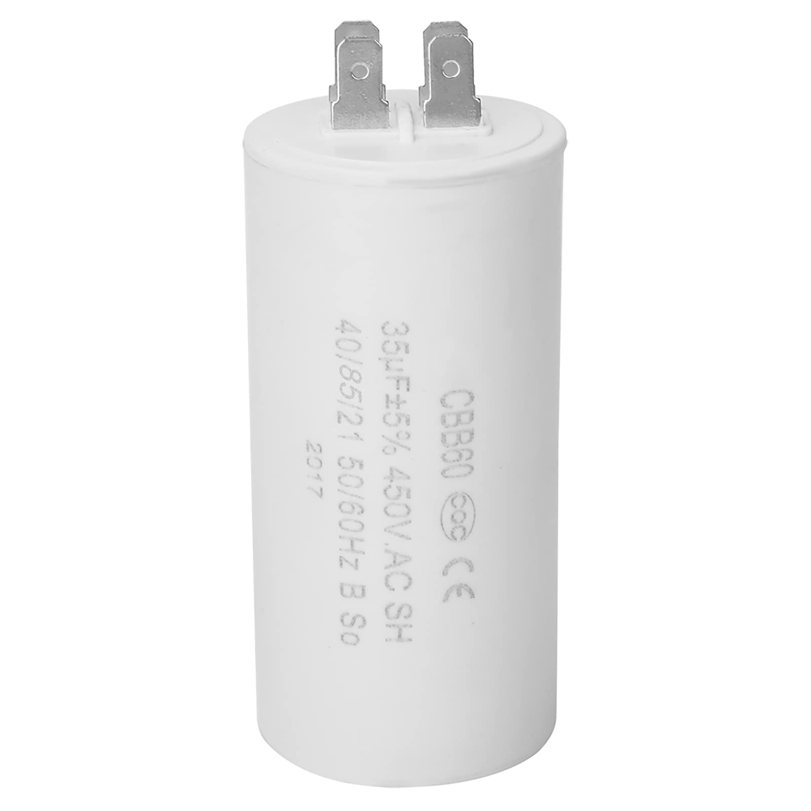 CBB60 Capacitor, Motor Starting Capacitor 4 Pin 450V 35uF Motor Running Capacitor Microfarad Capacitor Eco-friendly for Appliance