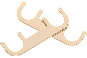 VICASKY Copper Speaker Terminal Connector Plates, 4-position Junction Box Copper Bridge Bars, 45mm Straight