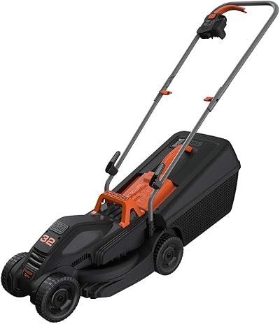 BLACK+DECKER BEMW351-GB 1000W 32cm Electric Rotary Mower 250m2