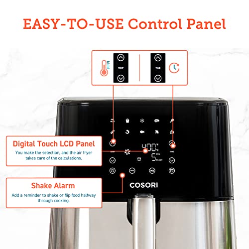 COSORI Air Fryer Oven with Customizable Shake Reminder, Additional