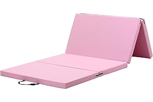 KaRaDaStyle Gymnastics Mat Folding Stretch Mats 71"x31"x2" Exercise Muscle Training Children Play Horizontal Bar Mat Yoga Sports Soundproof Home Use