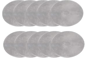 60mm Cutter Blades 10pcs SKS-7 Steel Fabric Cutting Replacement Blades for Sewing Quilting Cloth Craft