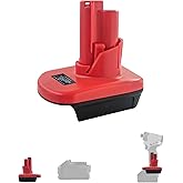 Milwaukee Battery Adapter, Convert for M18 to Work for M12 Tool Battery Adapter