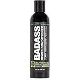 Badass Beard Care Beard Conditioner For Men - THE MOUNTAIN MAN, 8oz - Made of Natural Ingredients for A Healthy, Soft, & Itch Free Beard and Mustache