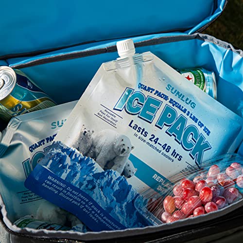 SUNLUG Cooler Ice Packs Reusable Ice Packs for Coolers Long Lasting