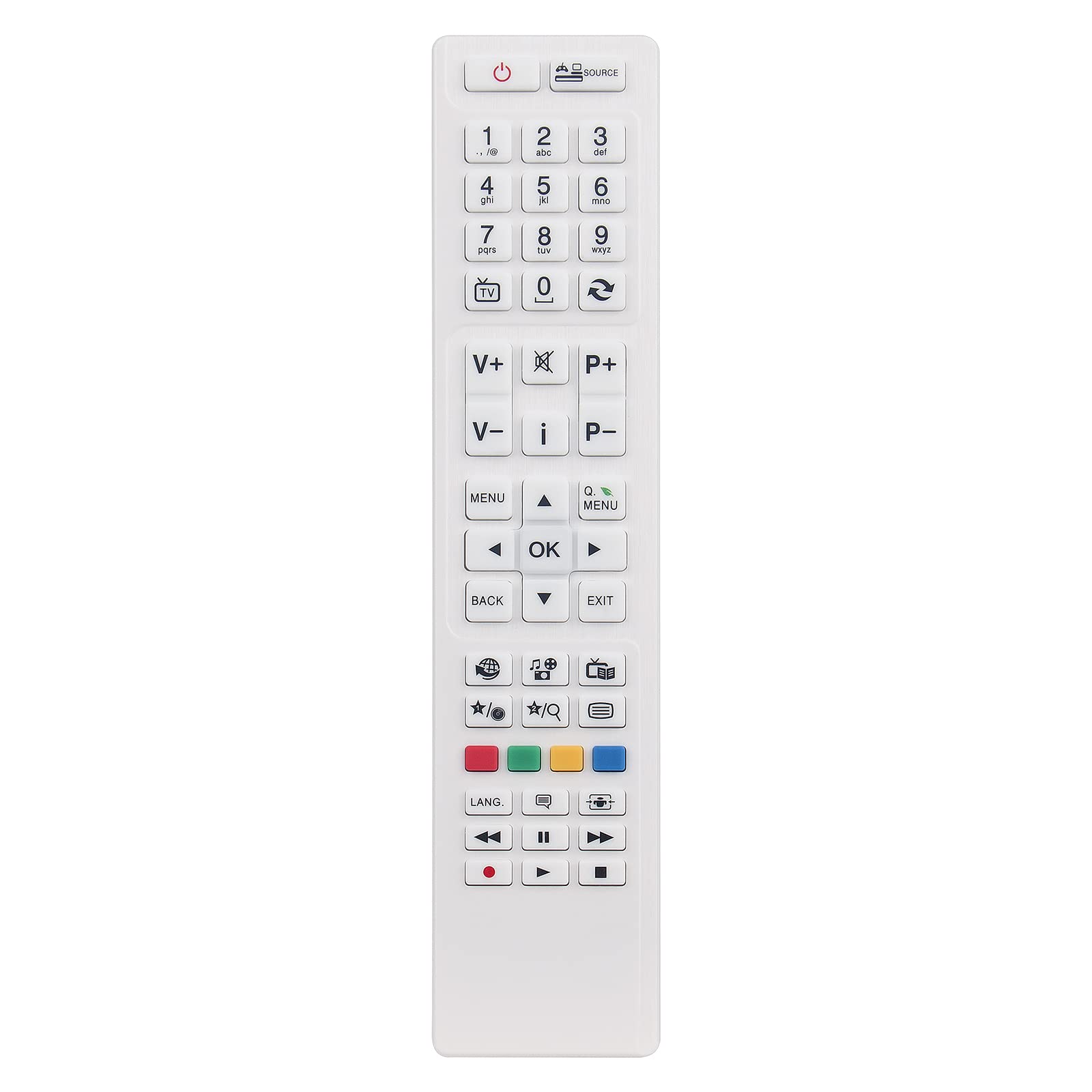 VINABTY RC4847 Replacement Remote Control fit for TV model LC-39LE351E LC-32LE350E LC-39LE350E LC-39LE352E LC-50LE761E LC-32LE350E LC-32LE352E LC-50LE760E LC-24LE250E LC-22LE250E