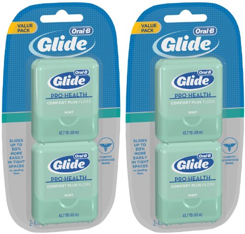 Glide Floss Cmfrt+ 2ct Mn Size 80m
