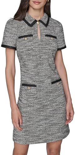 karl lagerfeld paris women's jacquard a-line dress Home
