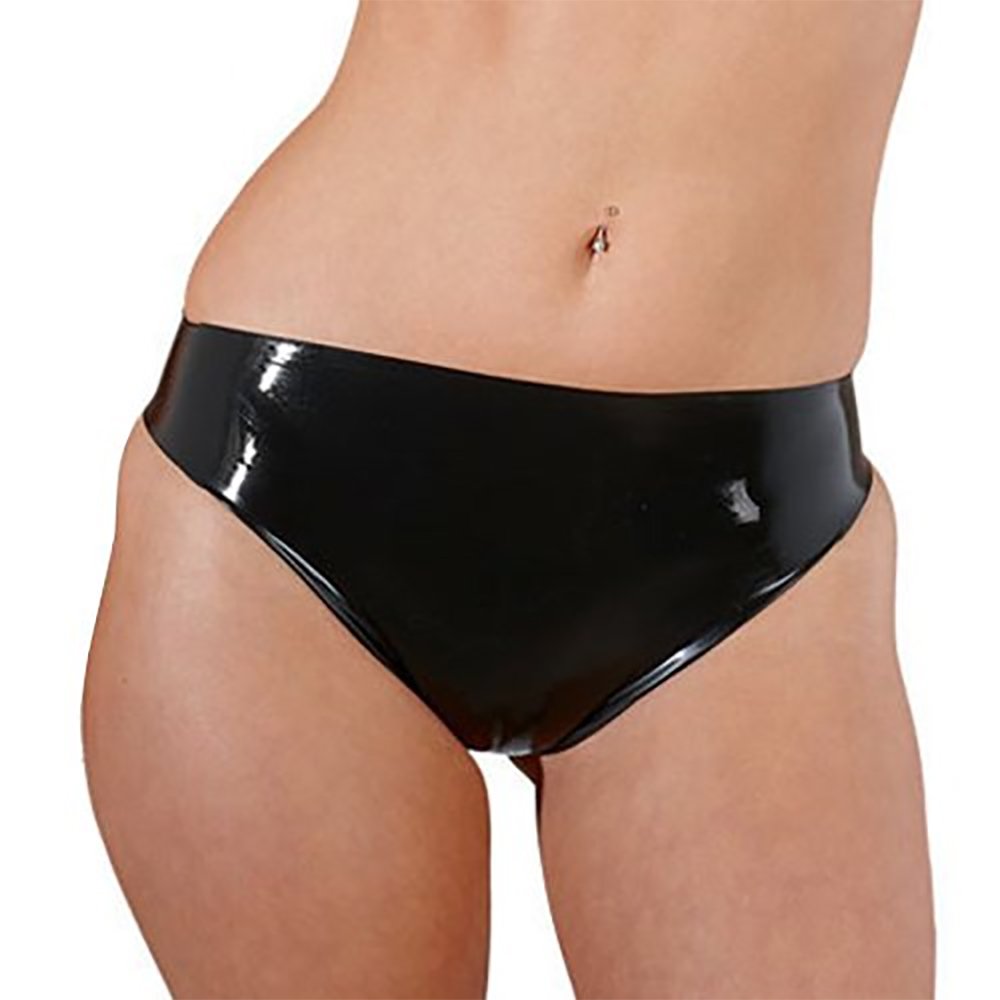 Sharon Sloane Large Crotchless Latex Panties