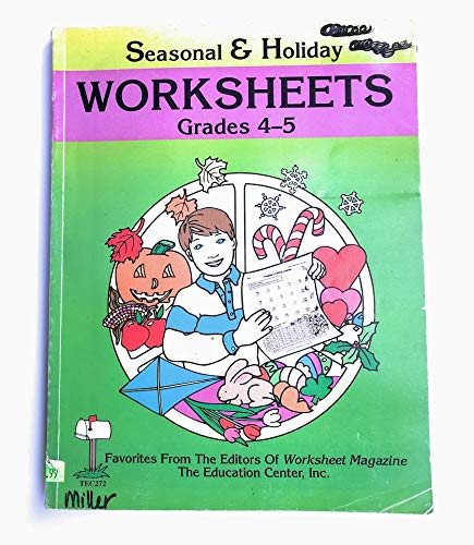 Season And Holiday Worksheets Grades 4 5 Irving P Crump 9781562340520 Amazon Com Books