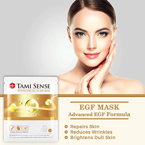 33ml Essence Best Anti Aging Face Mask For Korean Skincare Sheet Masks with 5 Peptides EGF