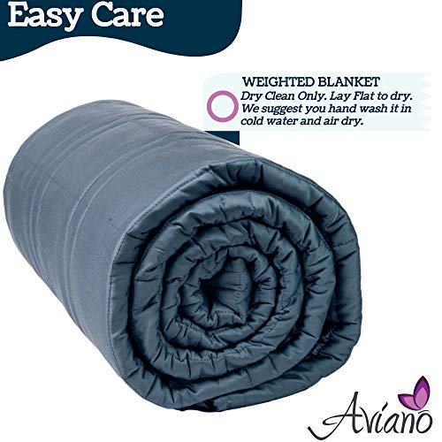 Aviano Premium Bamboo Cooling Weighted Blanket for Adults 20 lbs