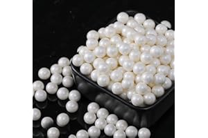 Christmas Sprinkles Edible White Pearl Sugar Candy 7mm Baking Cake Decorations Cupcake Toppers Cookie Decorating Celebrations