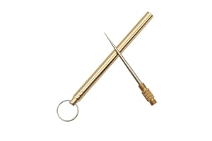 OUCUO Cigar Puncher Stainless Steel Creative Portable Cigar Draw Enhancer Cigar Punch Cigar Accessories Tool Travel Mini Nubb