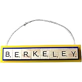 Cal UC Berkeley University of California Christmas Ornament Letters Tiles