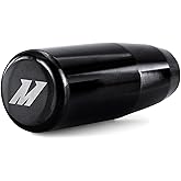 Mishimoto MMSK-BK Weighted Shift Knob, with 3 Thread Pitch Inserts to Fit Various Vehicle Models, Black Steel