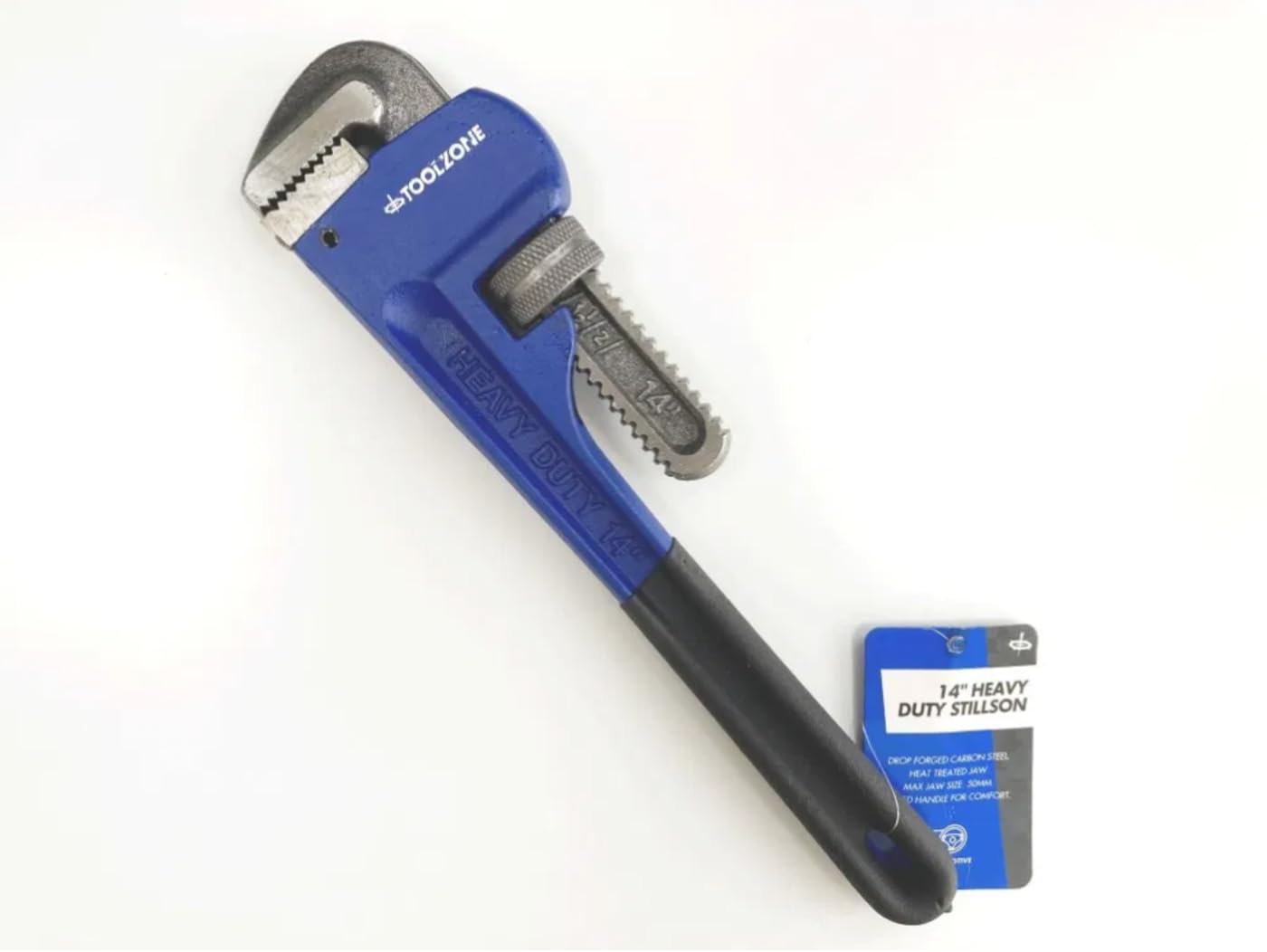 Professional Quality 14"" Stilson Pipe Wrench with Soft Grip SP067
