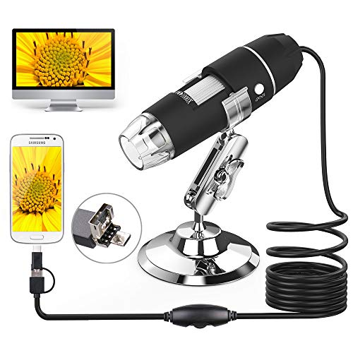 USB Microscope, Splaks 1000x High Power 3 in 1 PCB Microscope Camera