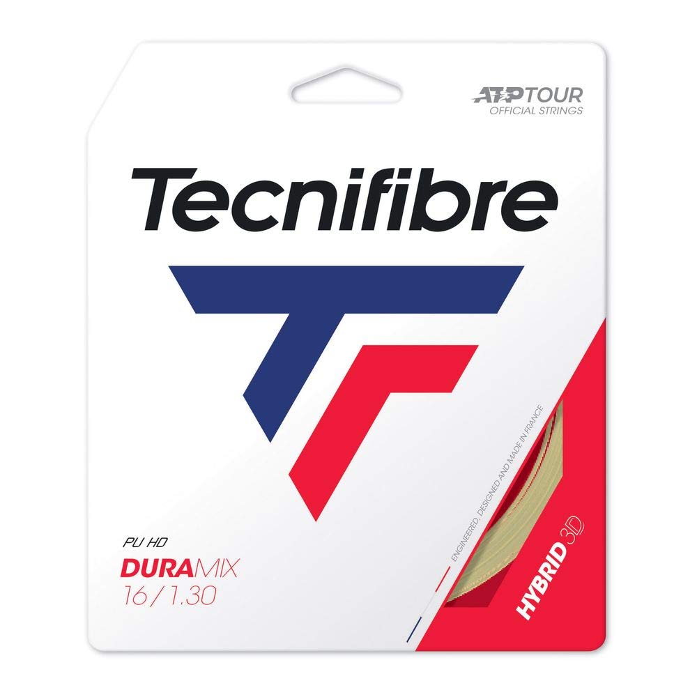 Tecnifibre Duramix HD Tennis String 1.30mm Natural - 12m Set
