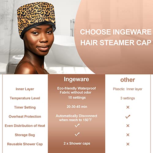 ingeware Heat Cap for Deep Conditioning, Thermal Cap for Hair