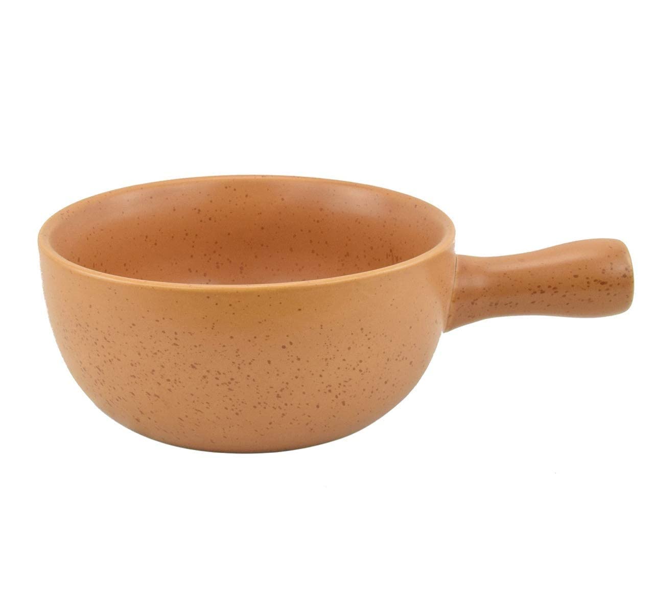 HASAYAKI Ceramic Fondue Mould Flame Retardant, Yellow, Diameter 22.5 cm, Capacity of 2.5 L. Heat Resistance of Natural Material up to 400 °C BC-1003_EU_VC